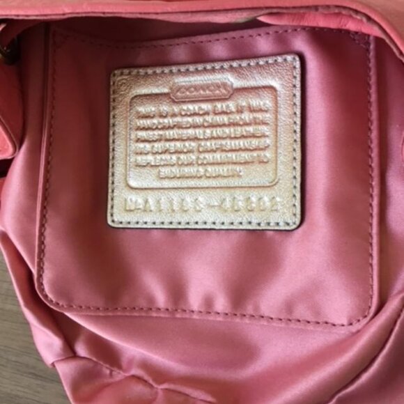 Coach Audrey Opt Art Swirl Crossbody Bucket Bag & Wristlet Canvas/Leather RARE - Picture 10 of 16